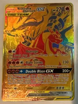 Reshiram & Charizard GX TAG TEAM 220/173 SM12a Tag All Stars Holo UR 270HP - Image 1