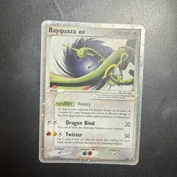 Pokemon TCG Rayquaza ex 039 Nintendo EX 🌀SWIRL🌀 Collector's Tin Holo Promo - Image 1