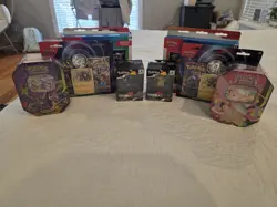 Lot of Pokemon First Partner Series 2, 2 ME Tins, 2 Mega Packs, 2 Series 9 figs - Image 1