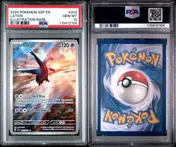 Pokemon Latios Surging Sparks Illustration Rare #203 PSA 10 Gem Mint - Image 3