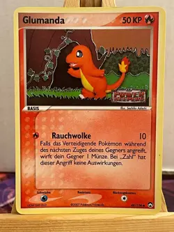 Glumanda 48/108 Ex Power Keepers Stamp Holo German Exc Pokemon - Image 1