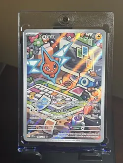 Pokemon TCG Rotom 197/182 Destined Rivals Full Art Illustration Rare Holo - Image 1