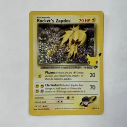 Rocket's Zapdos - Holo - 15/132 CELEBRATIONS - Pokemon TCG - - Image 1