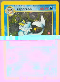 Spanish Vaporeon 12/64 Holo Rare Jungle 1999 Pokemon (DMG) - Image 1