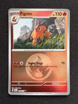 Pignite (Energy Symbol Pattern) 030/217 Ascended Heroes Pokemon Reverse Holo NM - Image 1