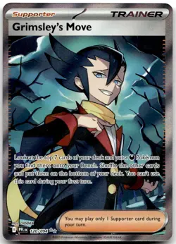 Grimsley's Move 120/094 Holo Ultra Rare Phantasmal Flames Near Mint - Image 1