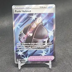Punk Helmet 121/094 Ultra Rare Phantasmal Flames Pokemon Holo Near Mint - Image 1