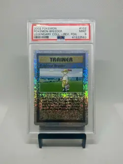 Pokemon TCG Pokemon Breeder Reverse Holo 102/110 Legendary Collection PSA 9 - Image 1