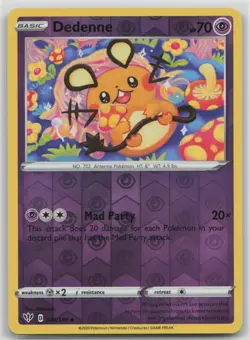 Dedenne 078/189 Uncommon Darkness Ablaze Pokemon Reverse Holo Lightly Played - Image 1