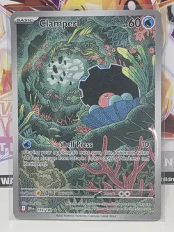 Pokemon TCG: Clamperl (Illustration Rare) - 195/182 - S&V Destined Rivals - NM - Image 1