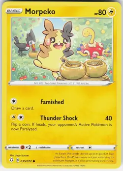 MORPEKO 035/072 - LP COMMON - POKEMON SHINING FATES - Image 1