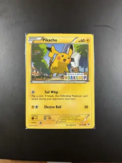 Pokemon Pikachu 20/108 Build-A-Bear Workshop Promo Holo English 2016 - Image 2