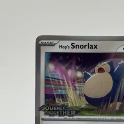 Hop's Snorlax - SVP 184 - SVP Black Star Promos (Prerelease) Pokemon - Image 2