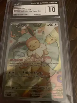 2025 Pokemon Black Stars Promo Evee #173 - Image 1