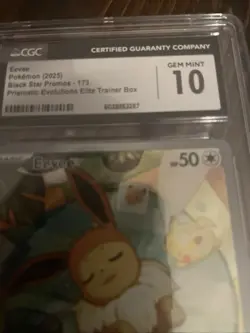 2025 Pokemon Black Stars Promo Evee #173 - Image 2