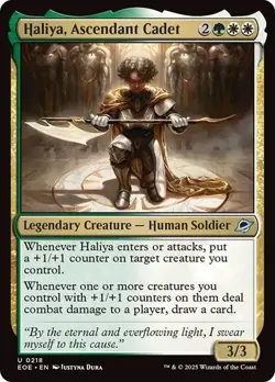 4 x Haliya, Ascendant Cadet (0218) - Edge of Eternities - Uncommon - Image 1