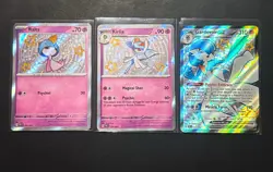 Pokemon TCG Paldean Fates Baby Shiny / Full Art Lot Ralts, Kirlia, Gardevoir NM - Image 1