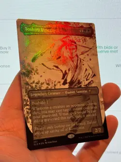 1X FOIL Toshiro Umezawa BORDERLESS MINT MTG Magic Secret Lair Kamigawa Ink EDH - Image 4