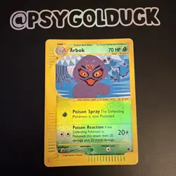 Pokemon TCG - Arbok 3/165 Expedition Reverse Holo Foil A1 - Image 1