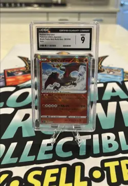 Pokemon Radiant Charizard 001/038 Japanese 2023 CGC 9 Holo Graded - Image 1