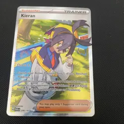 Pokemon Kieran Trainer Prismatic Evolutions 206/167 - Image 2
