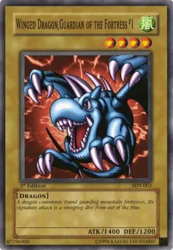 Winged Dragon Guardian SDY003 Starter Deck Yugi YuGiOh Unlimited NM - Image 3