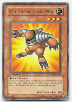 Neo-Spacian Grand Mole DP06-EN002 Duelist Pack 6: Jaden Yuki 3 YuGiOh 1st Ed DMG - Image 1