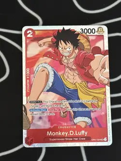 • Monkey.D.Luffy • OP01-024 SR Romance Dawn Holo Foil One Piece TCG NM - Image 1