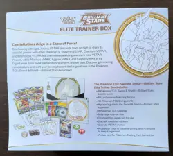 Pokemon Brilliant Stars Elite Trainer Box ETB Sword & Shield *New FACTORY SEALED 820650870125 - Image 2