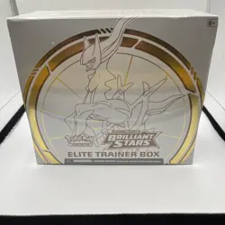 Pokemon TCG Sword & Shield Brilliant Stars Factory Sealed Elite Trainer Box - Image 1