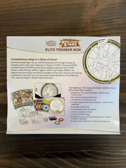 Pokemon Sword & Shield Brilliant Stars Elite Trainer Box Brand New Sealed - Image 4