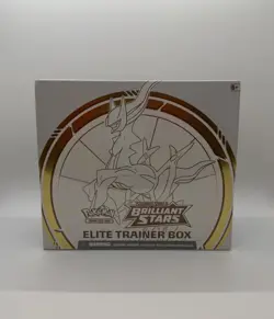Pokemon TCG Sword & Shield Brilliant Stars Factory Sealed Elite Trainer Box - Image 1