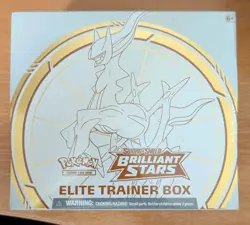 Pokemon Brilliant Stars Elite Trainer Box – Sword & Shield – Sealed ETB – New - Image 1