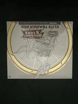 Pokemon TCG Sword & Shield Brilliant Stars Elite Trainer Box English Arceus - Image 1