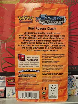 2016 Pokemon LUCARIO XY STEAM SIEGE BLISTER *SEALED* - Image 2