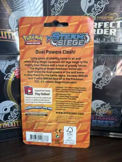 SEALED- 2016 Pokemon LUCARIO XY STEAM SIEGE BOOSTER PACK BLISTER - Image 3