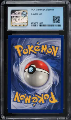 1999 Pokemon Base Set Gyarados #6 Holo Rare ERROR SQUARE CUT CGC 9 MINT - Image 2