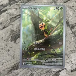 Chespin 087/086 Holo Illustration Rare Chaos Rising Pokemon Near Mint - Image 2