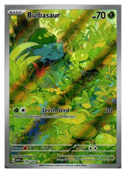 Bulbasaur 166/165 151 Illustration Rare Pokemon NM - Image 1