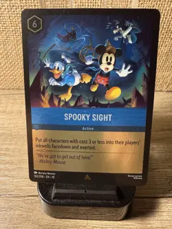 Lorcana Whispers In The Well - Spooky Sight - Rare Cold Foil 165/204 NM/M+! - Image 1