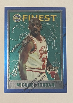 1995-96 Topps Finest Michael Jordan #229 W/Coating Chicago Bulls GOAT RARE - Image 1