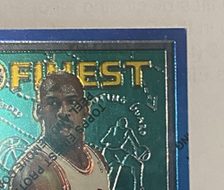1995-96 Topps Finest Michael Jordan #229 W/Coating Chicago Bulls GOAT RARE - Image 2