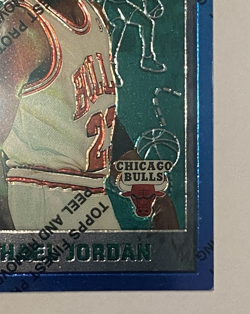 1995-96 Topps Finest Michael Jordan #229 W/Coating Chicago Bulls GOAT RARE - Image 3
