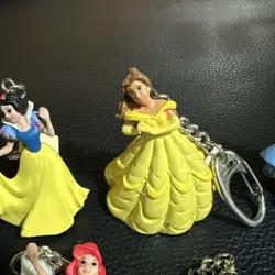 Vintage Y2k Disney Princess Key Chain Lot Of 6 Rare! 2002 - Image 4
