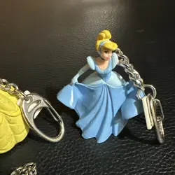 Vintage Y2k Disney Princess Key Chain Lot Of 6 Rare! 2002 - Image 5