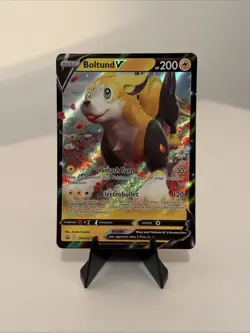 Boltund v SWSH219 Black Star Promo Holo Trading Card Pokemon TCG - Image 1