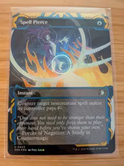 MTG Spell Pierce (FOIL Showcase) 0023 Secrets oif Strixhaven Mystical Archive - Image 1