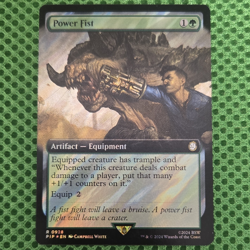 Wizards of the Coast Power Fist MTG Fallout 0928 Rare Green Regular - Image 1