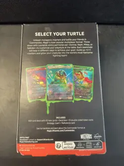 Magic The Gathering Commander Deck "Turtle Power" Teenage Mutant Ninja Turtles - Image 3