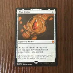 Wizards of the Coast MTG Mox Amber DOM Regular Mythic #224/269 - Image 1